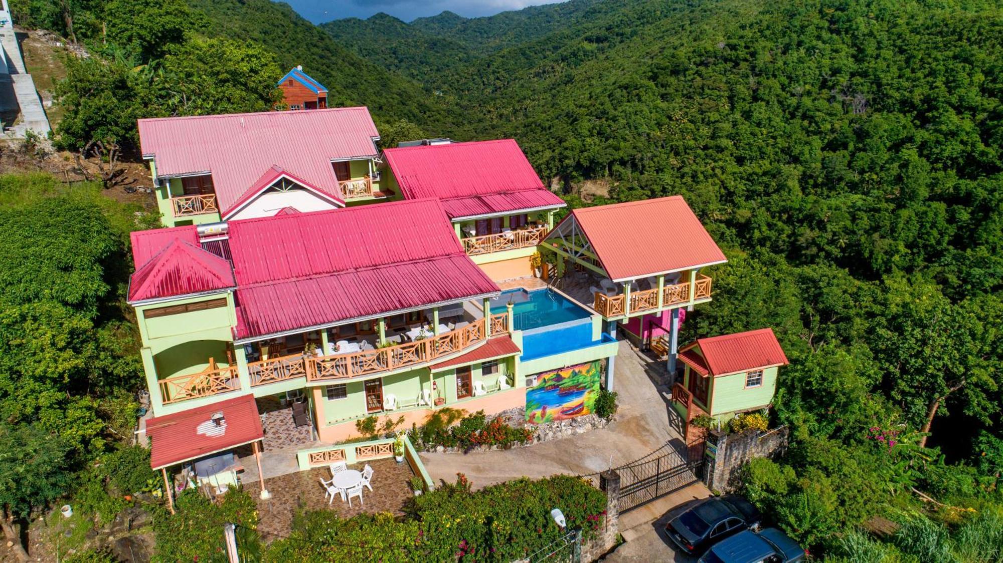 Tropical Paradise View Anse La Raye Extérieur photo