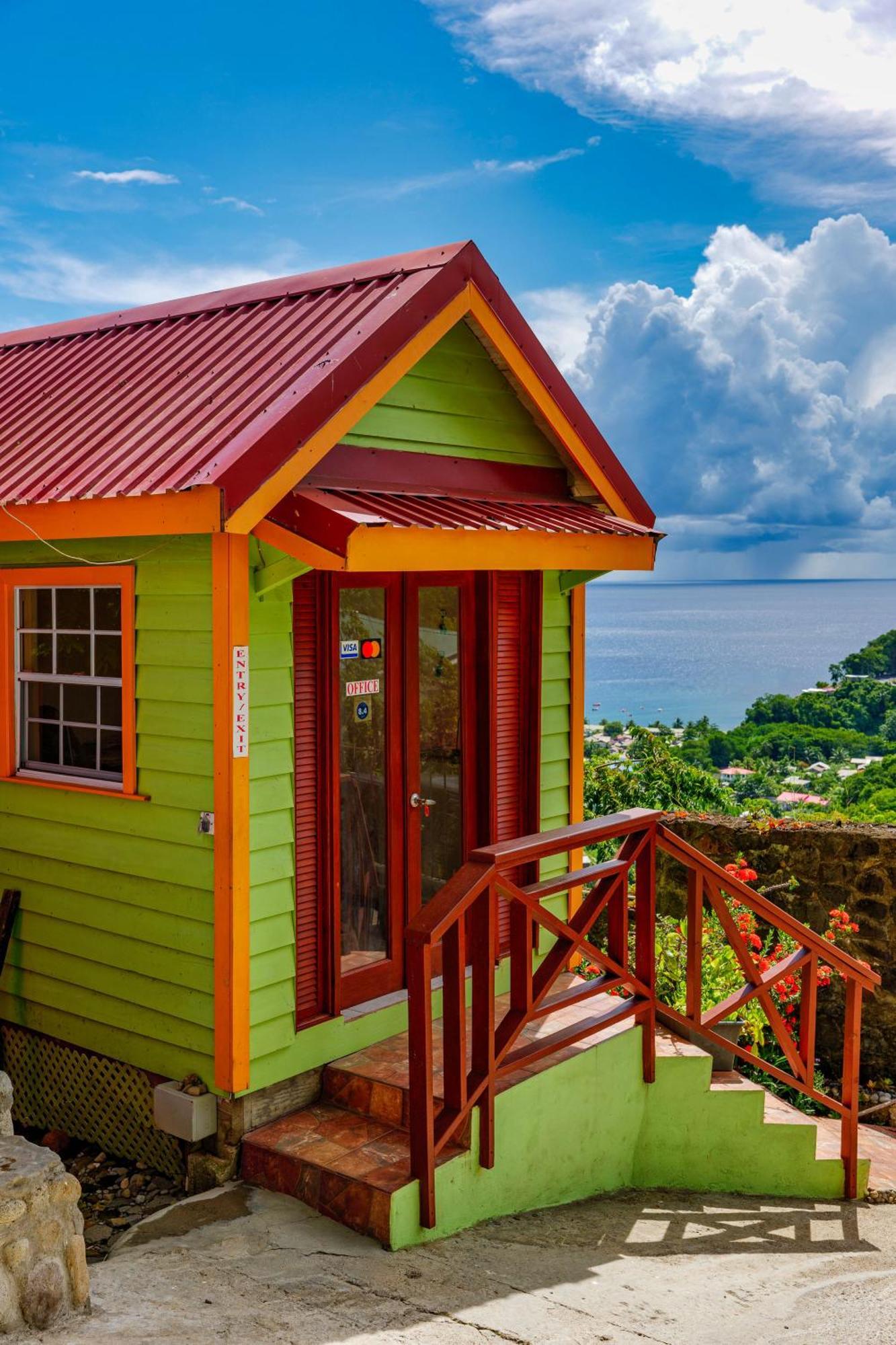 Tropical Paradise View Anse La Raye Extérieur photo
