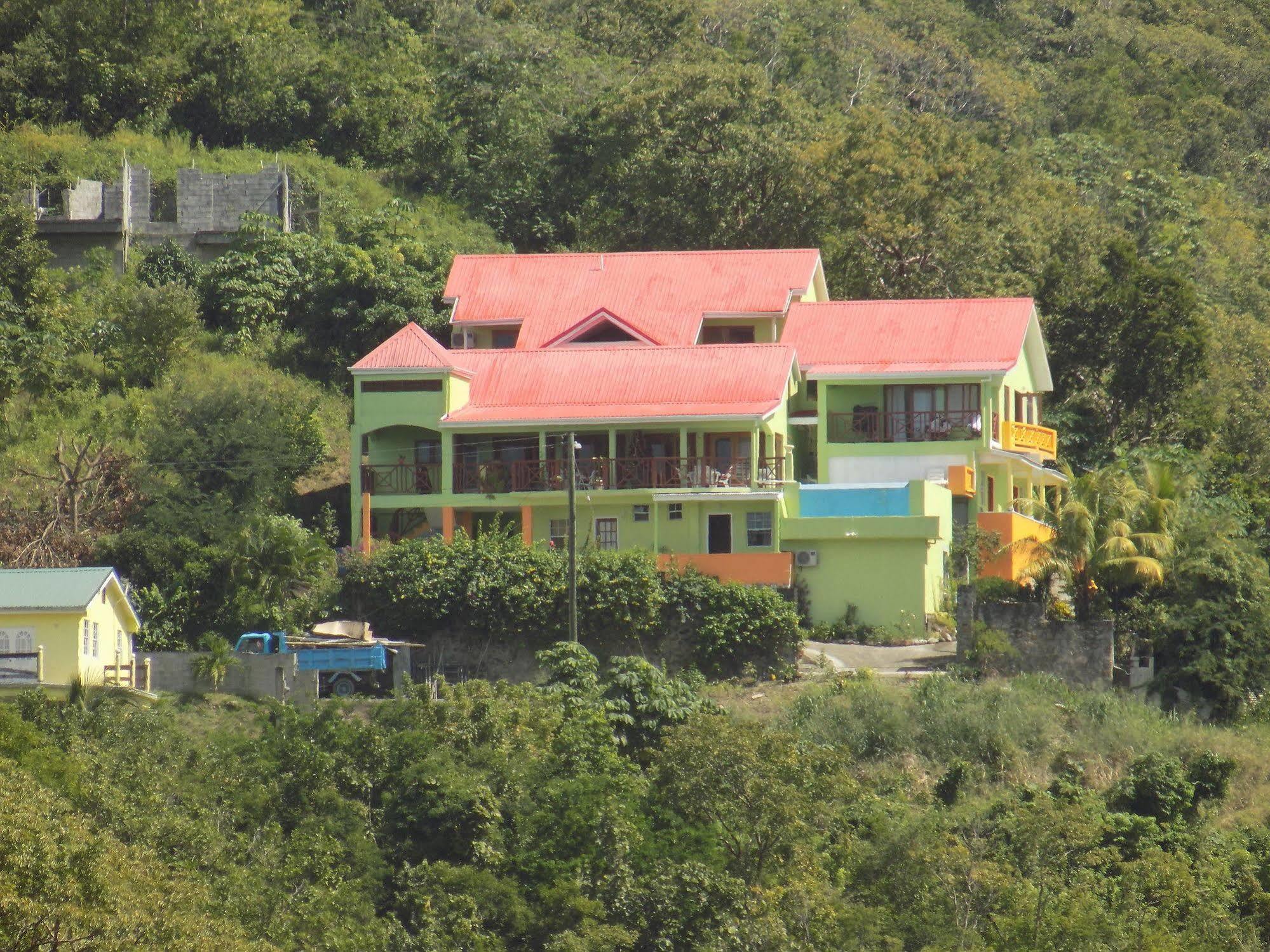Tropical Paradise View Anse La Raye Extérieur photo